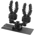 Utv Under Seat Bow Rack Auto-grip Hunting Tool Holder Gear Mount With Rubber Straps For Can-am Defender Polaris Ranger 