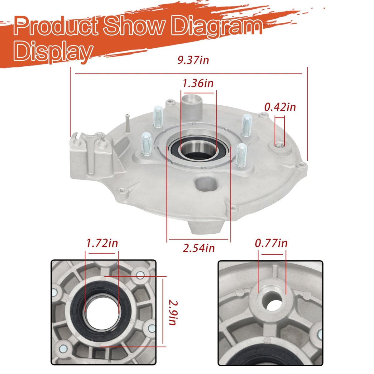 Rear Brake Backing Plate Replacement For Honda Trx300 2x4 4x4 Foutrax 1988 1999 2000