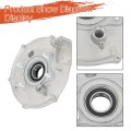 Rear Brake Backing Plate Replacement For Honda Trx300 2x4 4x4 Foutrax 1988 1999 2000