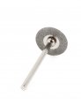 Aexit 2 Pcs Abrasive Wheels Discs 20mm Diamond Coated Rotary Cutting Grinding Wheel W Cutoff 3mm Mandrel