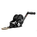 Tr Industrial 1200 Lb Trailer Winch With Pre-installed 20 Ft Strap And Hook 