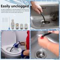 Heavy Duty 6-piece Sewer Jetter Nozzle Kit Stainless Steel With 4-type Jet Configuration 1 4 Quick Connect For 5000 Psi