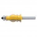 Router Bits 1 4 Shank Architectural Molding Set 8mm Handrail Milling Cutter Woodworking Tools Carbide Cnc 28mm Fishtail Armrest