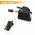 X Autohaux 1 Pair Side Mirror Puddle Light Led Lamp Left And Right White Fit Ford C Max 2003-2010 For Grand 2010-2020