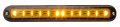 Whelen Ps-02fcr Strip-lite Plus Surface Mount Super-led Warning Duo Lighthead 69 Scan-lock Flash Patterns Red Amber