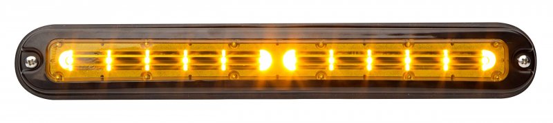 Whelen Ps-02fcr Strip-lite Plus Surface Mount Super-led Warning Duo Lighthead 69 Scan-lock Flash Patterns Red Amber