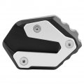 Qiilu Motorcycle Kickstand Pad Foot Side Stand Extension Support Plate Fit For Yamaha Mt 09 Tracer Xsr900