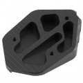 Qiilu Motorcycle Kickstand Pad Foot Side Stand Extension Support Plate Fit For Yamaha Mt 09 Tracer Xsr900