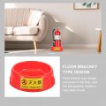 Uonlytech Fire Extinguisher Plastic Holder Storage Holders Stand Base Organizers Rack Fluorescence
