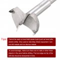 Uxcell Forstner Drill Bits 38mm Tungsten Carbide Wood Hole Saw Auger Opener Woodworking Hinge Drilling Boring Bit Cutter Gray