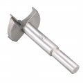 Uxcell Forstner Drill Bits 38mm Tungsten Carbide Wood Hole Saw Auger Opener Woodworking Hinge Drilling Boring Bit Cutter Gray