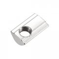 Uxcell M8 T Slot Nuts Roll In Spring T-nut With Ball Carbon Steel For 4040 Series Aluminum Extrusion Profile Rail 8mm 30pcs