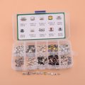 Beler 250pcs 10 Types Tact Tactile Micro Push Button Switches Microswitch Fit For Mini Remote Key Fob