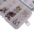 Beler 250pcs 10 Types Tact Tactile Micro Push Button Switches Microswitch Fit For Mini Remote Key Fob