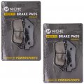 Niche Brake Pad Set For Triumph Tiger 800 T2020602 T2020377 Front Rear Organic