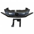 Waltyotur Front Upper Grille W Chrome Trim Replacement For Honda Civic Coupe 2dr 2014-2015 Ho1200221c 71120ts8a51