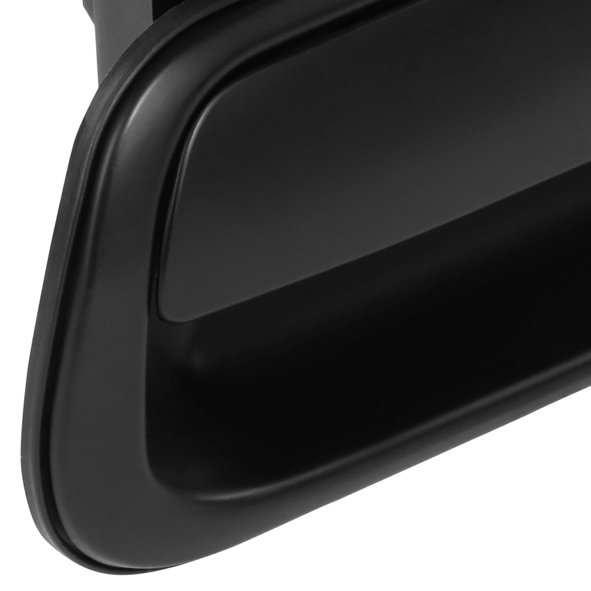Rear Exterior Tailgate Handle With Keyhole For Toyota Tundra 2000-2006 Smooth Black To1915111 Factory Style Replacement