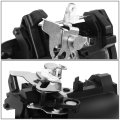 Rear Exterior Tailgate Handle With Keyhole For Toyota Tundra 2000-2006 Smooth Black To1915111 Factory Style Replacement