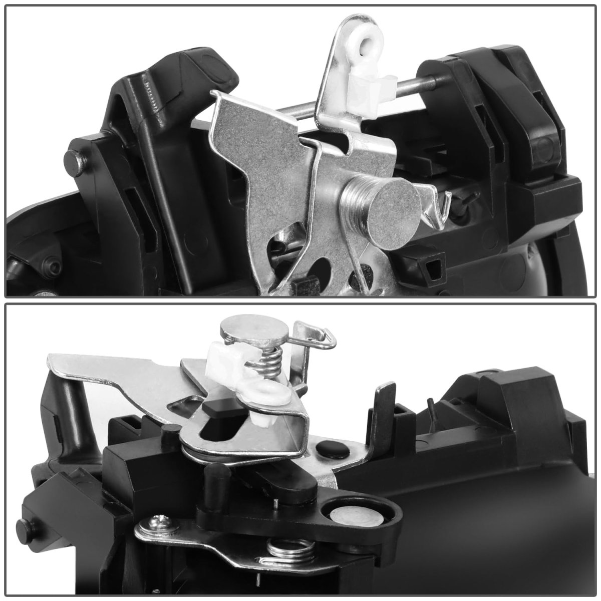 Rear Exterior Tailgate Handle With Keyhole For Toyota Tundra 2000-2006 Smooth Black To1915111 Factory Style Replacement