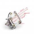 Topteng Motorcycle Petcock Fuel Shutoff Valve Replacement Tank Switch Fits For Suzuki Dr650se 1996-2013 Drz400s 2002-2009