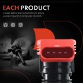 A-premium 6pcs Ignition Coil Packs Compatible With Audi Volkswagen Porsche Vehicles V6 2 8l 3 0l 2l A4 A5 A6 A7 A8 Quattro Q5
