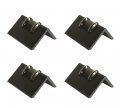 Steel Edge Protector With Rubber Coating On Back 6 In 4 Pack For Straps And Cargo Protection Scp-r2x4-pk 