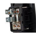 Fuel Tank Selector Switch For Chevy R1500 Suburban R2500 1990 1991 Black Plastic Male Blade Terminal Replaces 19244972 15599081 