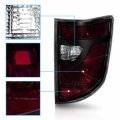 Amerilite For 2006-2008 Honda Ridgeline Black Bezel Midnight Red Oe-style Replacement Tail Light Assembly Driver And Passenger