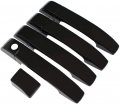 Set Of 4 Black Exterior Door Handle Cover 