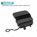 Uxcell Rear Bumper Tow Hook Cover For Mercedes Benz C-class W205 C300 2019-2021 Eye Cap No A2058853303 Black
