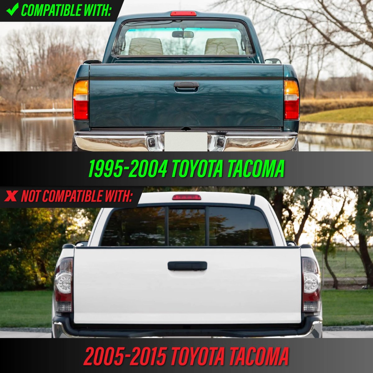 Usr Unique Style Racing 95-04 Rzn140 Rzn150 3rd Bke Light A Rear Top Center Lamps W Gasket For 1995-2004 Toyota Tacoma Pickup A