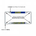 South Dakota State University Metal License Plate Frame For Front Or Back Of Car Officially Licensed Alumni