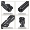 Uxcell 2pcs 1 2 Reduced Shank Drill Bits 15mm 19 32 Black Oxide M2-6542 High Speed Steel Hss Twist For Stainless Cast Iron