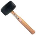Vaughan 574-31 Rm2b Solid Rubber Mallet With 2-1 4-inch Face Diameter Black 
