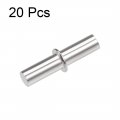 Uxcell Shelf Bracket Pegs 5x25mm Stainless Steel Cylindrical Shape Holder Support Pins For Cabinet Bookcase 20 Pcs