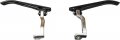 Aluminum Open Ended Moto Roost Deflector Mount Kit For Yamaha And Honda Black Part Number 53-5120 
