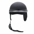 Httmt Mt506-001-xl Motorcycle Dot Certified Matte Black Flat Compatible With H-d Half Face Helmet Chopper Cruiser Biker Xl