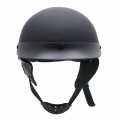 Httmt Mt506-001-xl Motorcycle Dot Certified Matte Black Flat Compatible With H-d Half Face Helmet Chopper Cruiser Biker Xl
