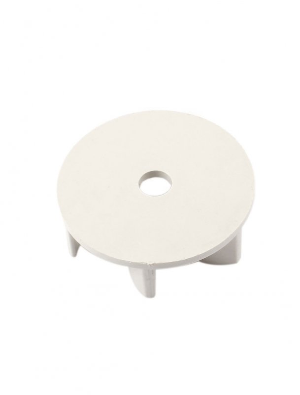 Beige Hard Plastic 6 Fan Vanes Water Fuel Pump Rotor Impeller