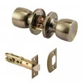 Prime-line Mp65032 Passage Knob Fits 2-3 8 In And 4 Backset Tulip Antique Single Pack 