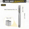 Hand Plug Tap M10 X 1 75 H2 Metric Thread Style Taps Straight Flute Screw Tapping Threading Tool High Speed Steel Hss6542