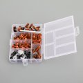 Topteng 158pcs Universal Motorcycle Sportbike Windscreen Fairing Bolts Kit Fastener Clips Screws For Yamaha Kawasaki Suzuki