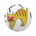 1080 Graphics Supercat Key Chain Double Sided Stainless Steel Keychain 
