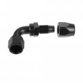 X Autohaux 4pcs An10 90 Degree Swivel Hose End Fitting Adapter For Braided Fuel Black