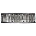 Perfect Fit Group 5063 Cherokee Grille Plastic Chr Shll Ptd-blk Insrt 
