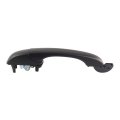 Rear Exterior Door Handles For Chrysler Town And Country 2008 To 2016 Driver Passenger Side Pair Primed Black Without Key Hole 