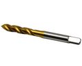 Wokesi M1-m12 Full Sizes Metric Hss-ev Titanium Coatings Spiral Flute Tap Screw Thread M2-0 4