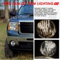 Auto Dynasty Oe Style Clear Bumper Driving Fog Light Lamps W Wiring Harness Compatible With Gmc Sierra 1500 2500hd 3500hd 07-14