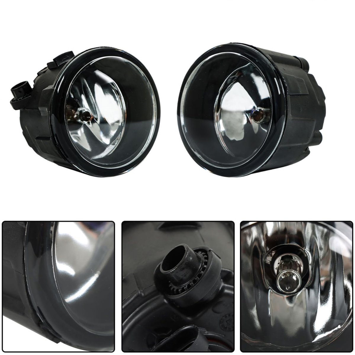 Fog Light Assembly Replacement For Ver-sa 2007 2008 2009 2010 2011 Halogen Bulbs With Front Bumper Covers And Harness Switch