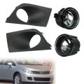 Fog Lights Lamp Assembly Replacement For Ver-sa 2007-2011 With Bulbs Fog Light Covers Harness Switch Ni2590103 Ni1038112 
